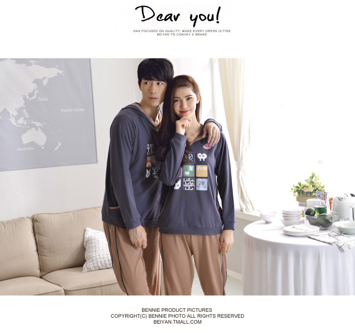 Pyjama mixte en Coton à manches longues - Ref 3005072 Image 8