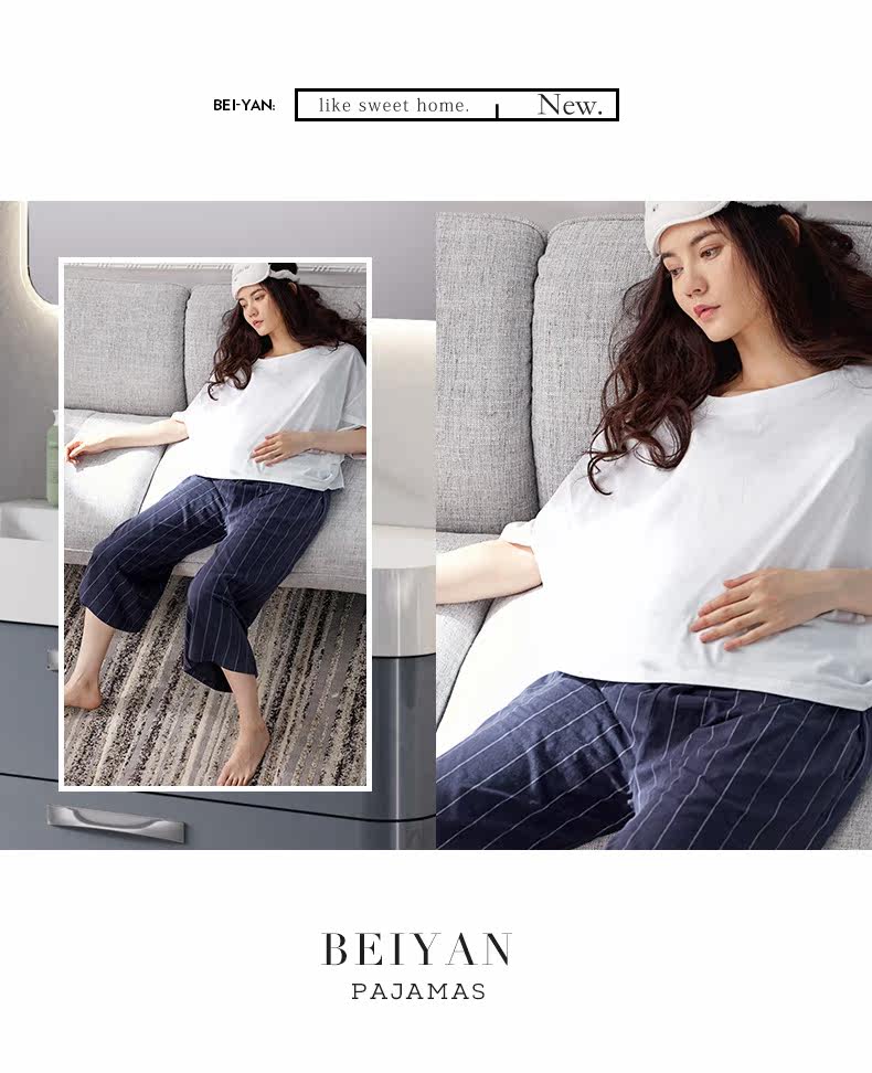Pyjama pour femme en Coton à manches - Ref 2993142 Image 11