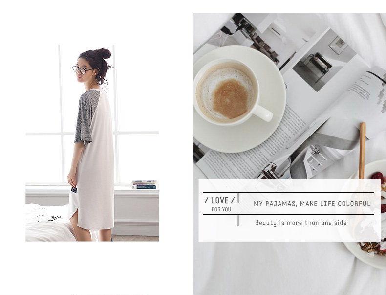 Pyjama mixte en Coton à manchon moyen - Ref 3005142 Image 16