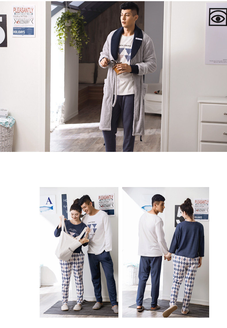 Pyjama mixte en Coton à manches longues - Ref 3005183 Image 15