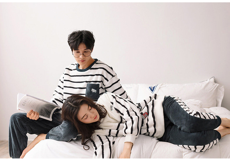 Pyjama mixte en Polyester Polyester  à manches longues - Ref 3005153 Image 9