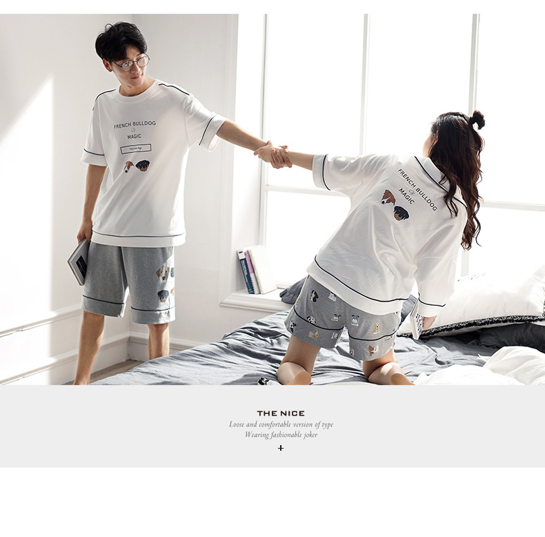 Pyjama mixte en Coton à manche courte - Ref 3005038 Image 11