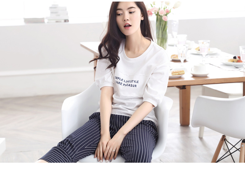 Pyjama mixte en Coton à manche courte - Ref 3005193 Image 44