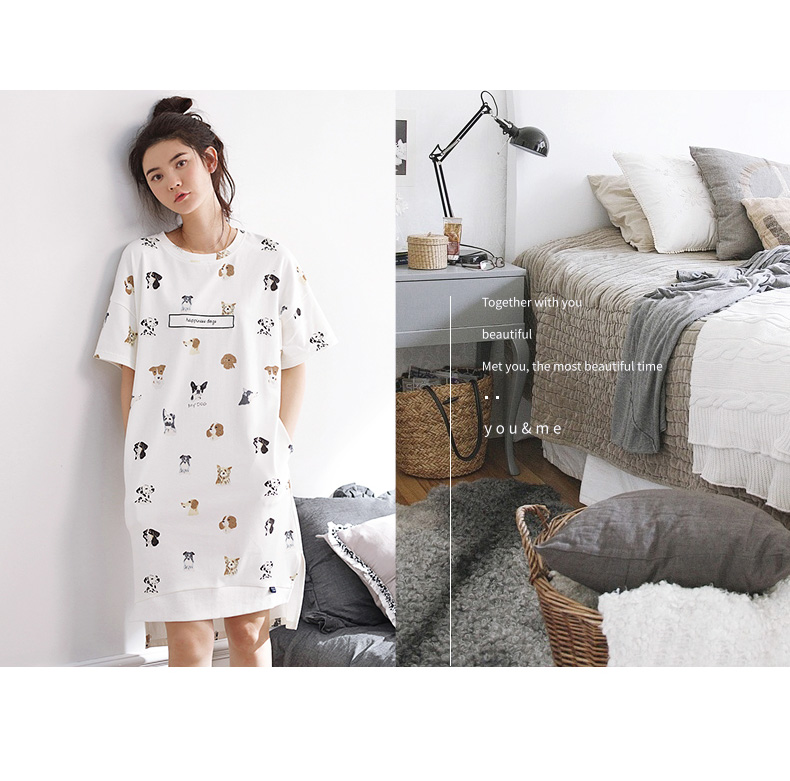 Pyjama mixte en Coton à manche courte - Ref 3005093 Image 8