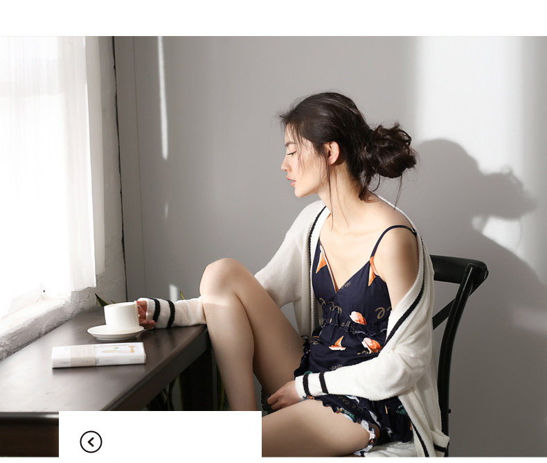 Pyjama pour femme en Coton à sling - Ref 2993215 Image 7