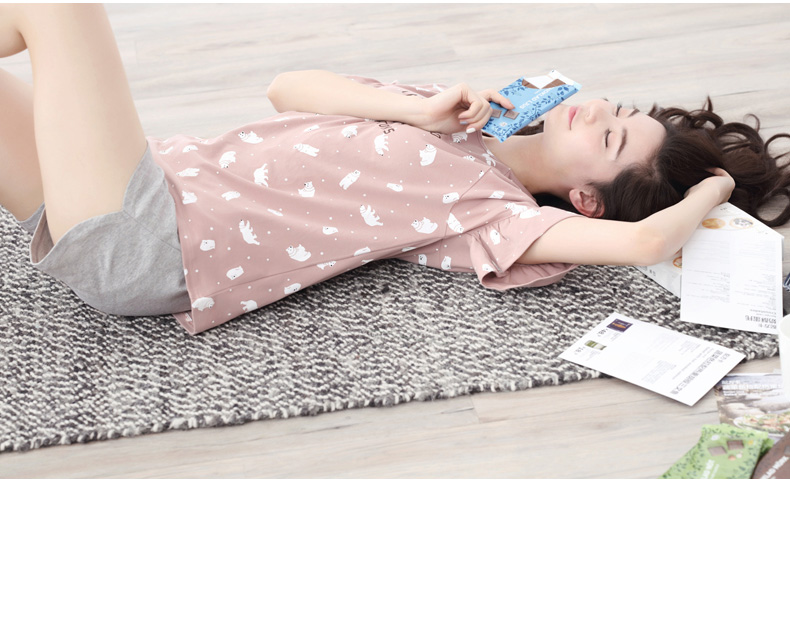 Pyjama mixte en Coton à manche courte - Ref 3005213 Image 28