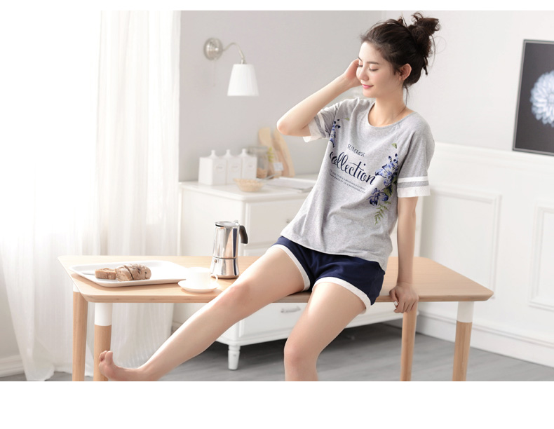 Pyjama mixte en Coton à manche courte - Ref 3005189 Image 12