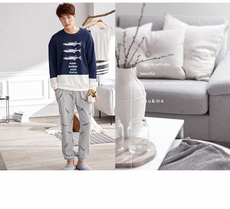 Pyjama mixte en Coton à manches longues - Ref 3005084 Image 8