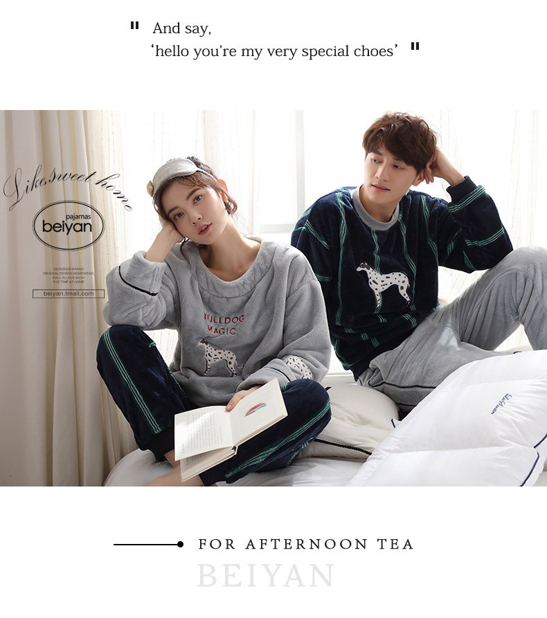 Pyjama mixte en Polyester Polyester  à manches longues - Ref 3005087 Image 8