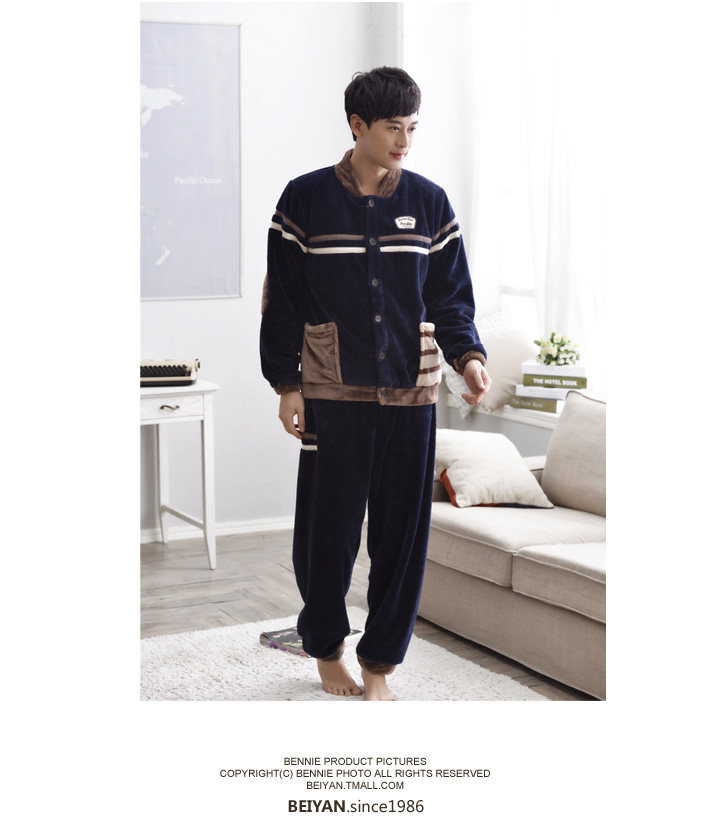 Pyjama mixte en Polyester Polyester  à manches longues - Ref 3005257 Image 13