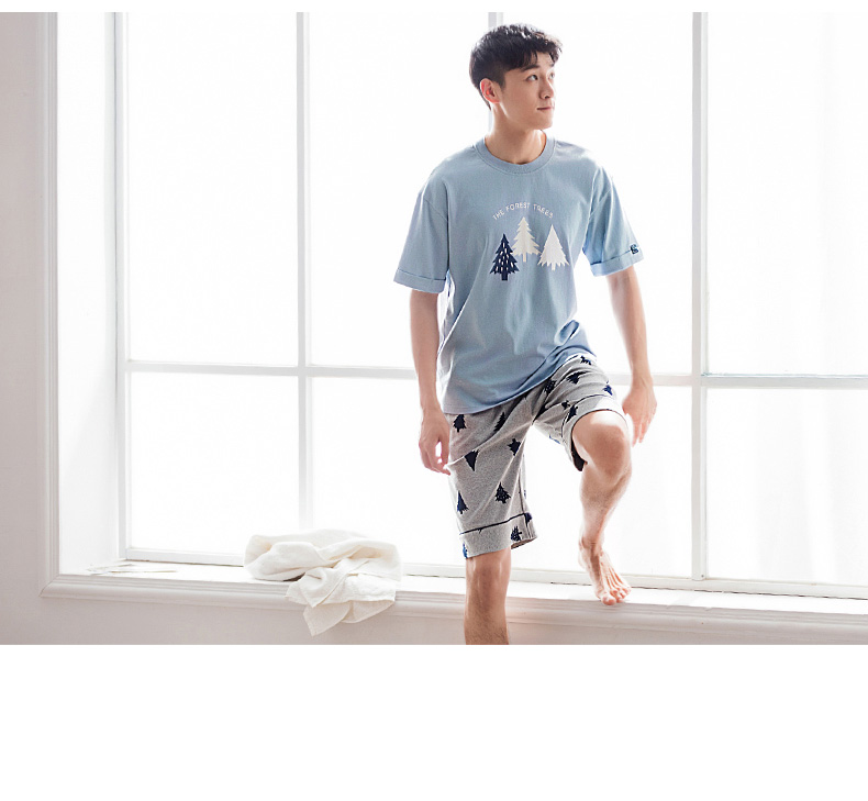 Pyjama mixte en Coton à manche courte - Ref 3005206 Image 15