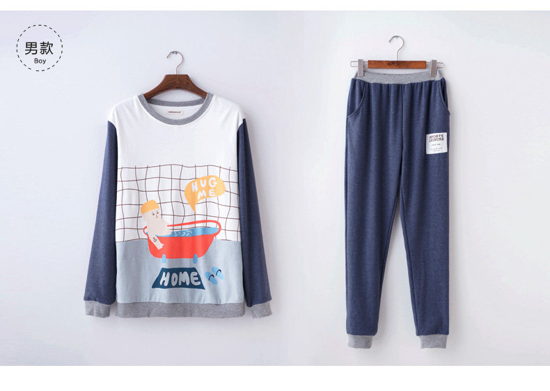 Pyjama mixte en Coton à manches longues - Ref 3005122 Image 21