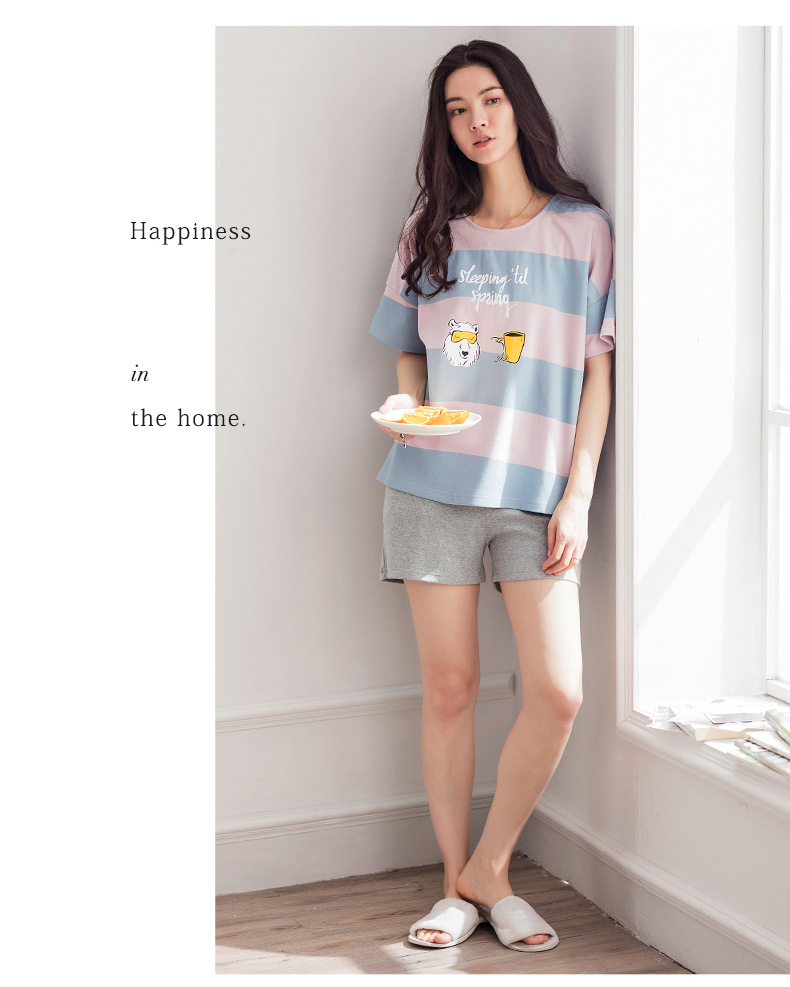 Pyjama mixte en Coton à manche courte - Ref 3005194 Image 18