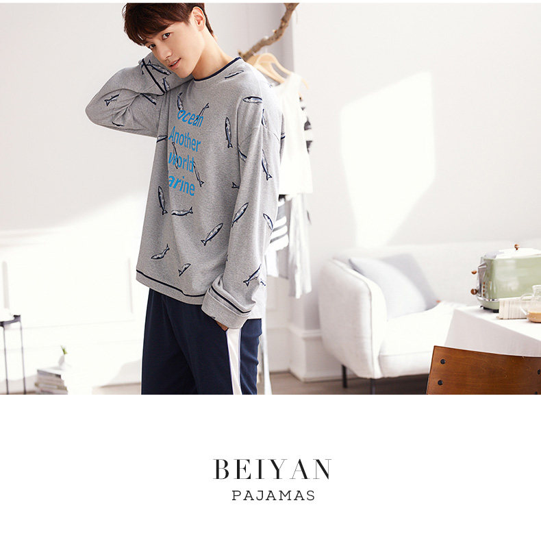 Pyjama mixte en Coton à manches longues - Ref 3005174 Image 19