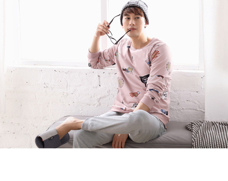 Pyjama mixte en Coton à manches longues - Ref 3005091 Image 11