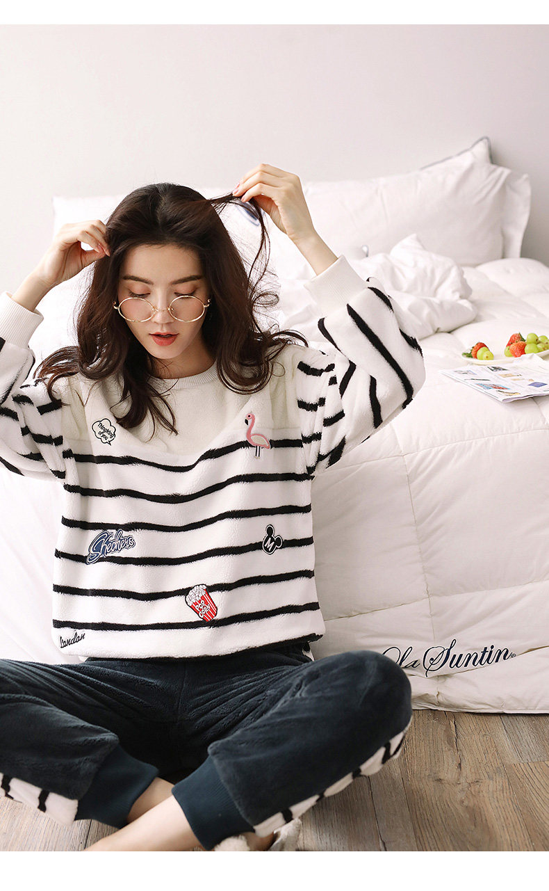 Pyjama mixte en Polyester Polyester  à manches longues - Ref 3005153 Image 12