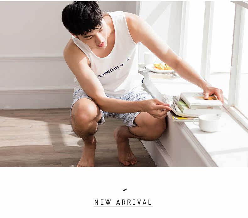 Pyjama mixte en Coton à sans manches - Ref 3005197 Image 15