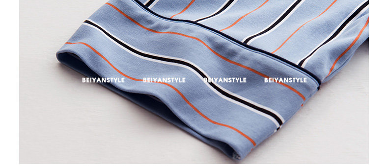 Pyjama mixte en Coton à manchon moyen - Ref 3005109 Image 26