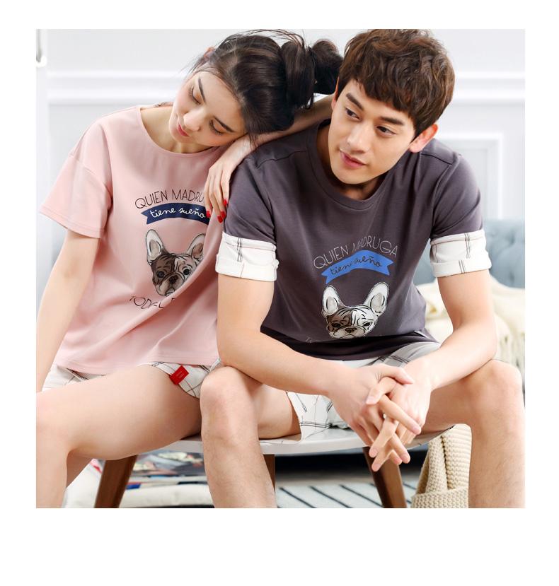 Pyjama mixte en Coton à manche courte - Ref 3005170 Image 25