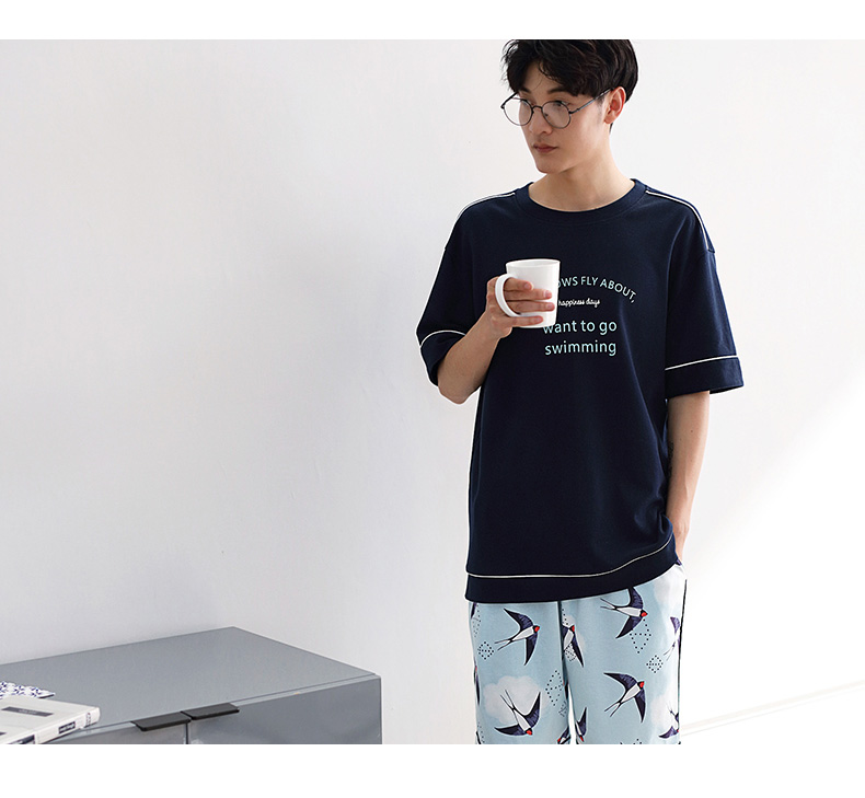 Pyjama mixte en Coton à manche courte - Ref 3005219 Image 21