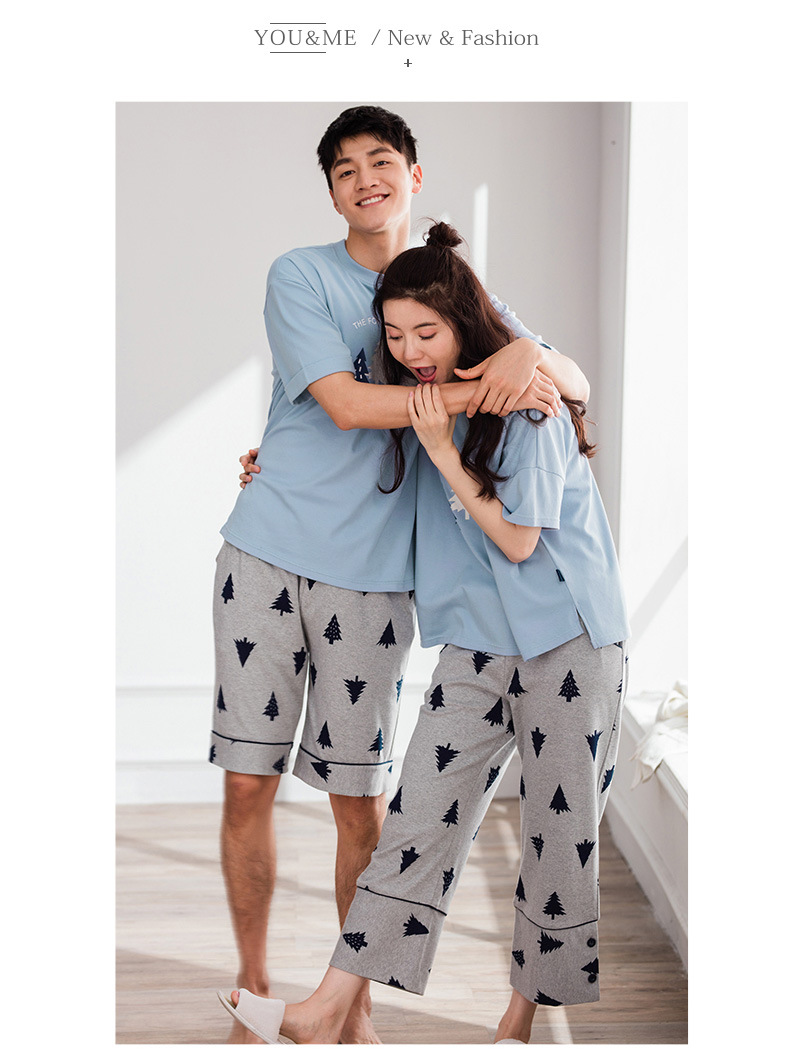 Pyjama mixte en Coton à manche courte - Ref 3005206 Image 13