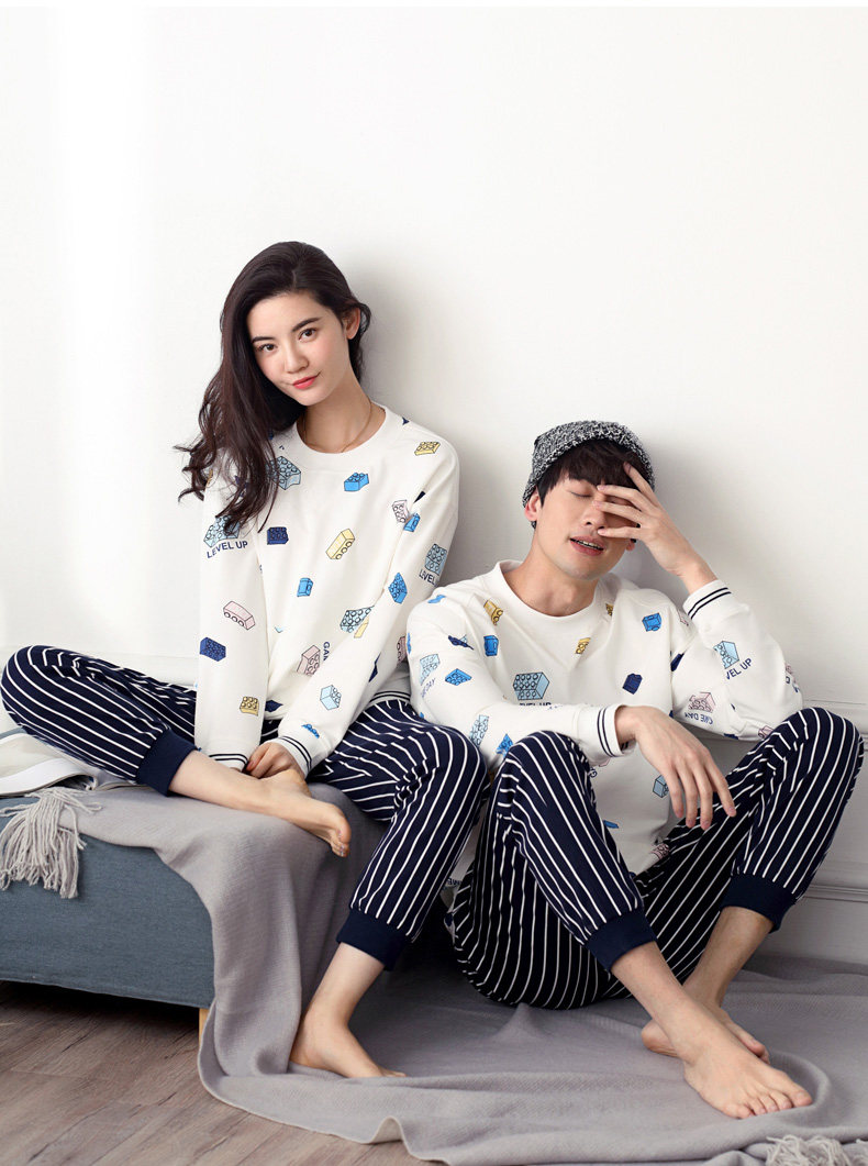 Pyjama mixte en Coton à manches longues - Ref 3005248 Image 14