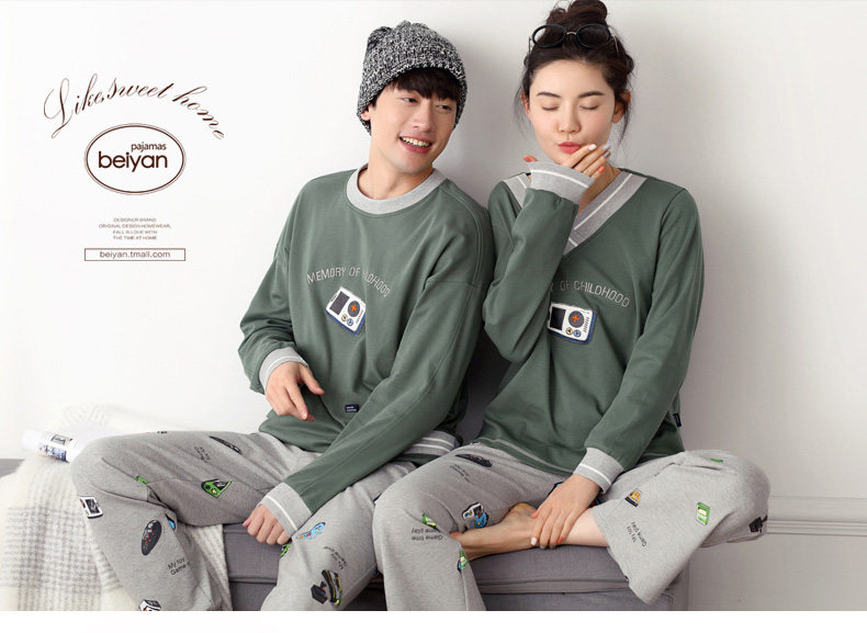 Pyjama mixte en Coton à manches longues - Ref 3005167 Image 7