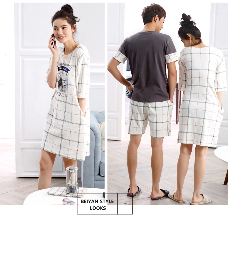 Pyjama mixte en Coton à manche courte - Ref 3005170 Image 18