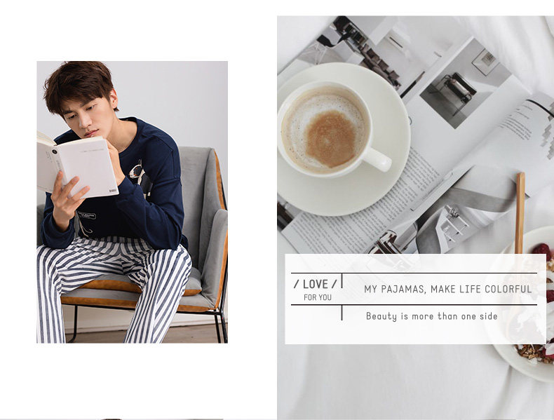 Pyjama mixte en Coton à manches longues - Ref 3004307 Image 16