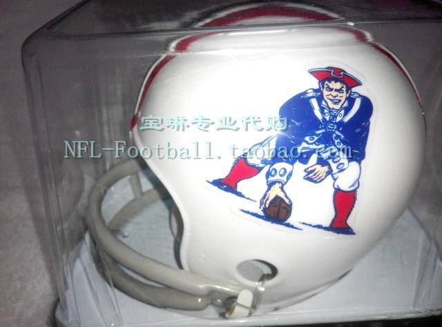Riddell NFL Rugby Mini Mũ bảo hiểm New England Patriot NE Patriots Spot găng tay bóng bầu dục
