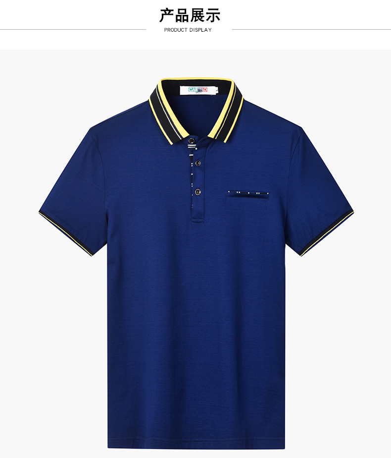 Áo sơ mi cộc tay CartelO / Cartier 2018 mùa hè mới được may bằng vải cotton ngắn tay áo thun nam tự may áo thun t shirt
