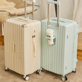 行李箱双封闭内衬女旅行箱新款静音轮皮箱拉杆箱男学生37分大容量