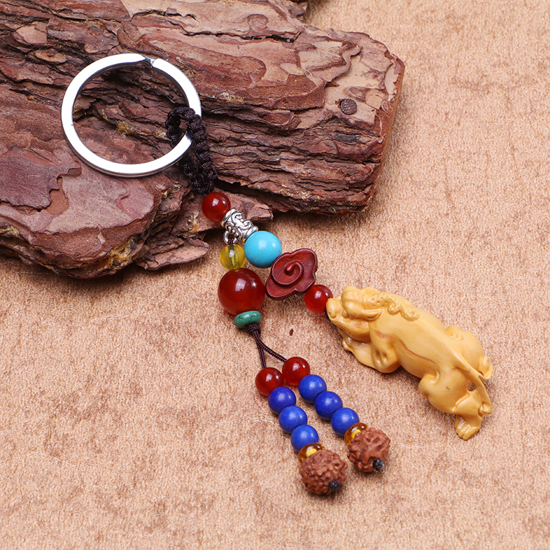 Tikyu Car Key buckle piece of Huangyang Huang Huang Huang Huang Bag Accessories for couples and women