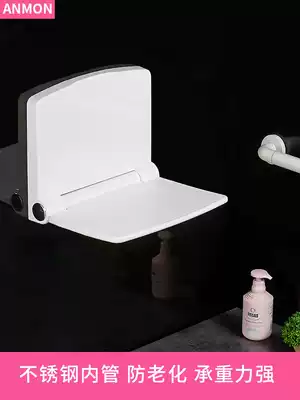 Bathroom folding seat shower stool Wall stool Wall stool porch seat old man toilet seat invisible bath chair changing shoes stool