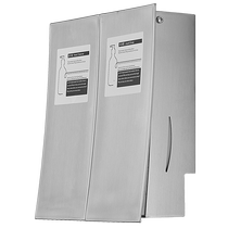 No punching stainless steel soap dispenser hand sanitizer press bottle hotel soap bottle wall-mounted shower gel