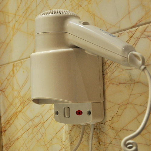 Anmon hotel wall-mounted hair dryer Bathroom wall-mounted hair dryer Hotel-style non-perforated hair dryer Household