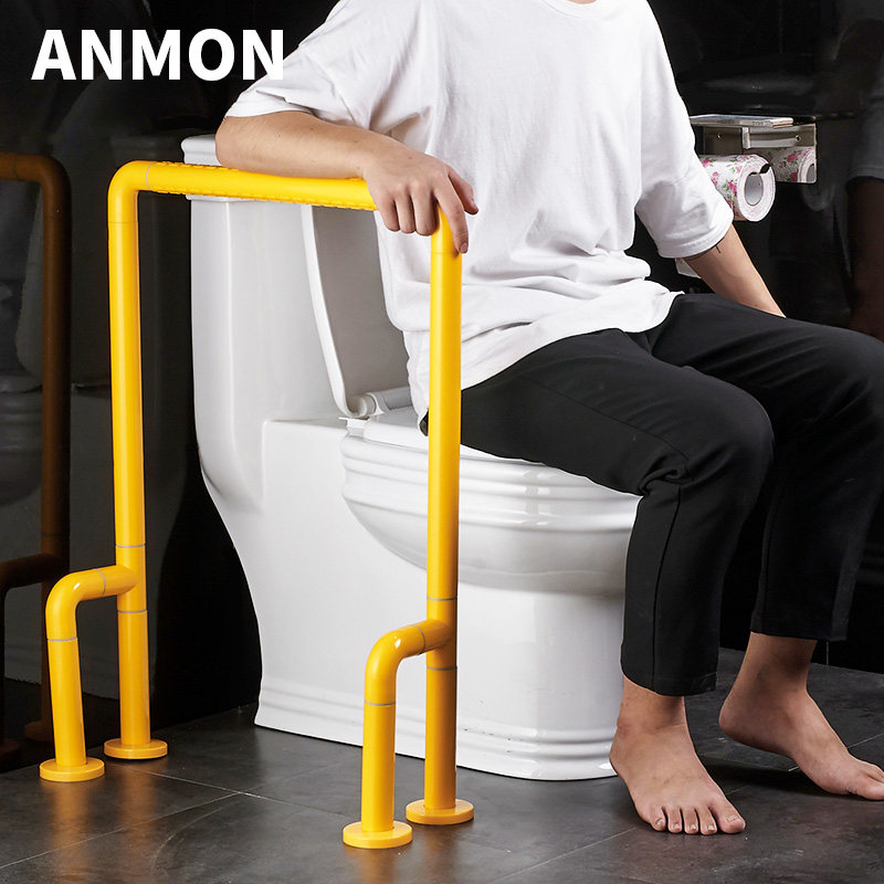 Toilet Armrest Seniors Safety Grip Disabled Toilet Armrest Armrest Bathroom barrier-free armrest-Taobao