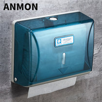 Anmon punch-free toilet towel box wall-mounted toilet paper box kitchen tissue rack Square