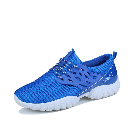 新款透气网鞋男网面鞋夏季运动鞋潮流网鞋镂空舒适透气轻便跑步鞋