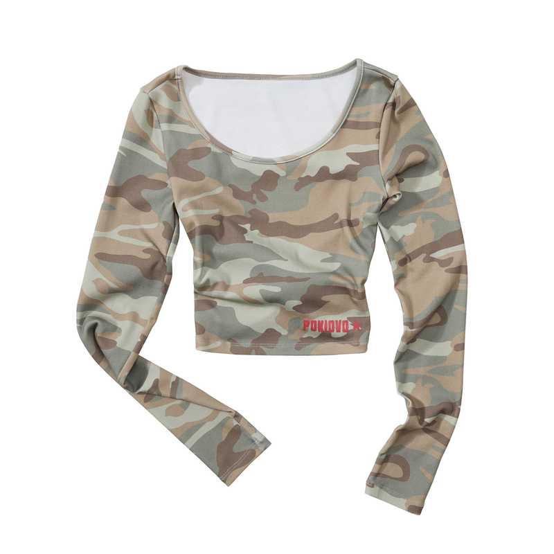 Prmr Y2K Millennium Twist Large U-Neck Long-Sleeve Crop Top Hot Girl Base Shirt Music Festival Party Slim Fit T-Shirt Prmr Y2K Millennium Twist Large U-Neck Long-Sleeve Crop Top Hot Girl Base Shirt Music Festival Party Slim Fit T-Shirt