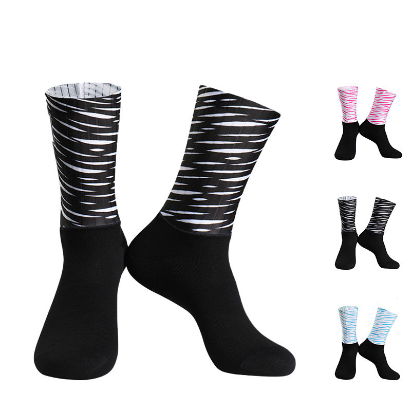 Team Edition Cycling Socks Tricolor M Aero Cycling Socks Silicone Aero Soc