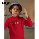 MQD Трикотажный зимний детский удерживающий тепло свитер подходит для мужчин и женщин, детская одежда, высокий воротник, в корейском стиле