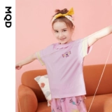 MQD Летняя пижама, штаны, комплект, подходит для подростков, короткий рукав