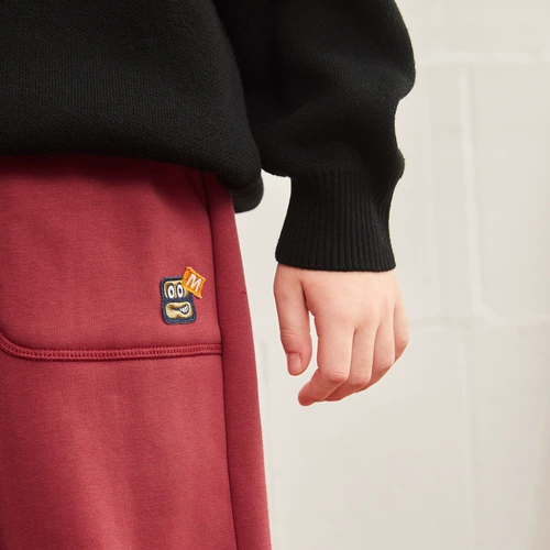 MQD Утепленная летняя одежда, утепленные детские трикотажные штаны