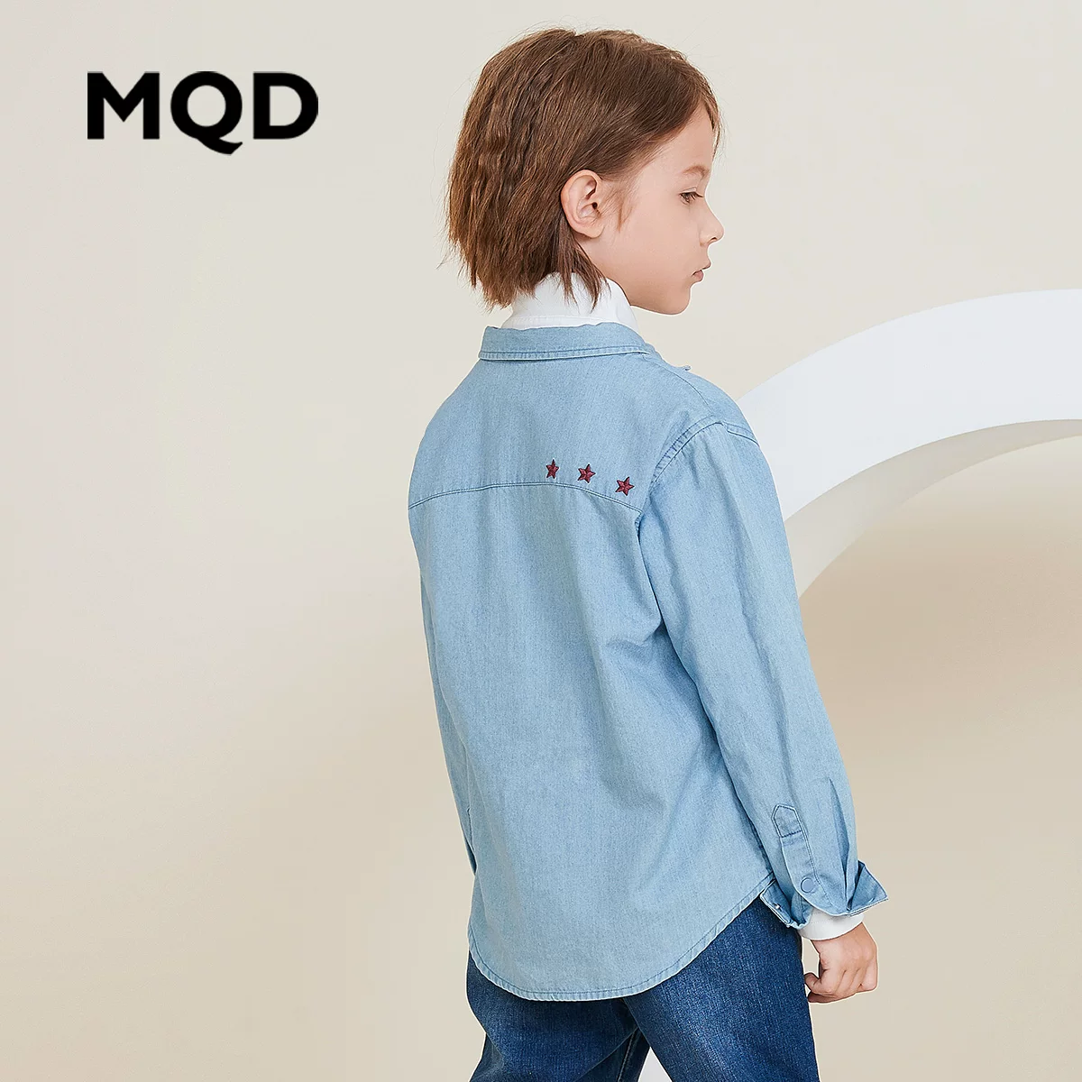 MQD Летняя одежда, осенняя детская рубашка, для подростков, корейский стиль, 2019