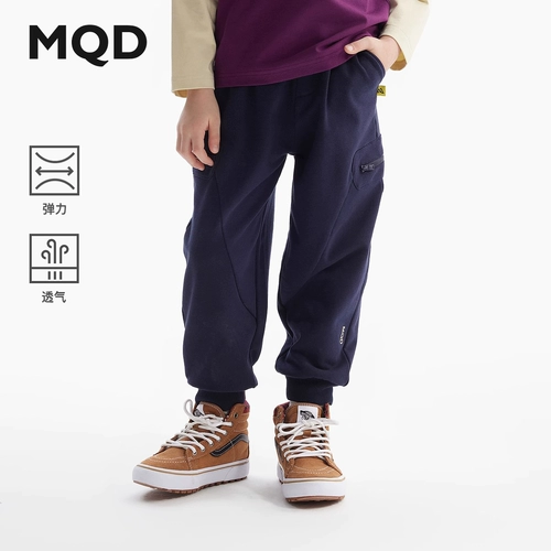 MQD Утепленная летняя одежда, утепленные детские трикотажные штаны