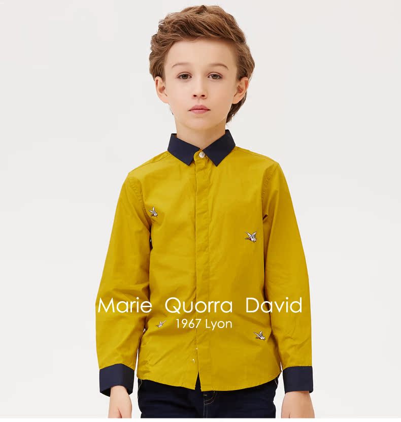 Chemise garcon à manche longue - Ref 2080978 Image 8