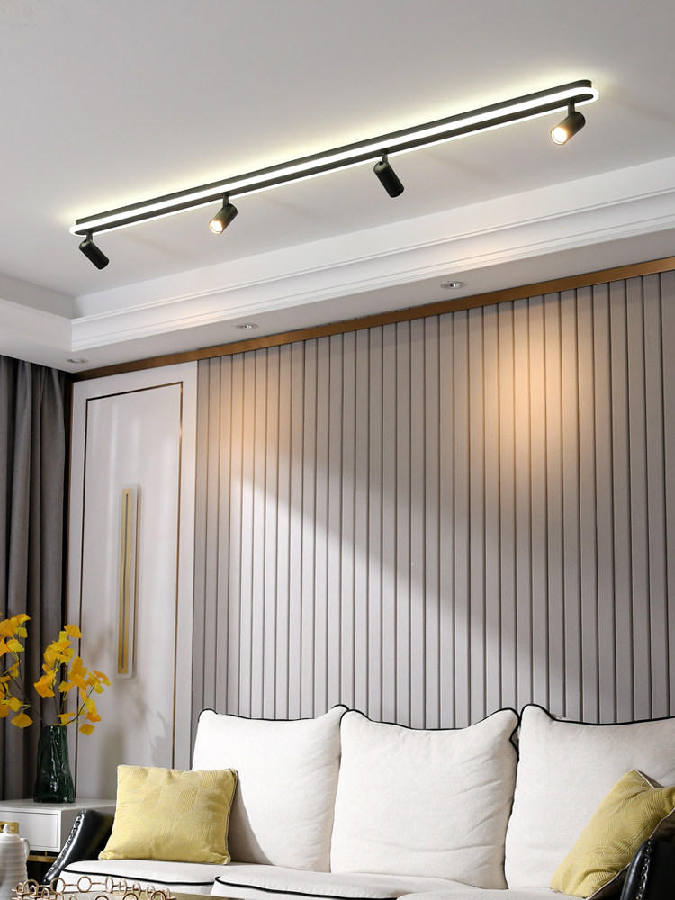 Spotlights LED ceiling lights Household downlights Without main lights Living room lighting Aisle lights Corridor lights Surface mounted track lights