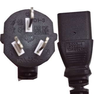 National standard chassis power cord square certification product suffix