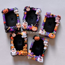 Cream glue DIY handmade Halloween polaroid photo frame three-inch photo holiday gift decoration atmosphere